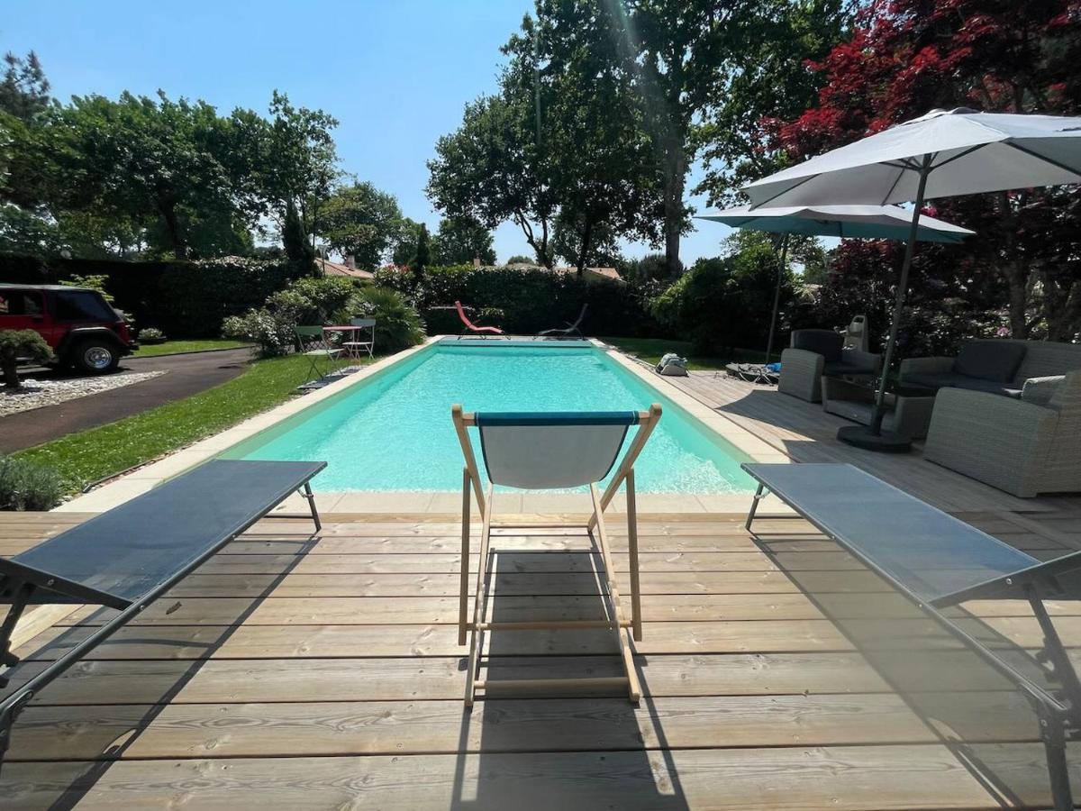 Villa Avec Piscine Andernos Les Bains Luaran gambar
