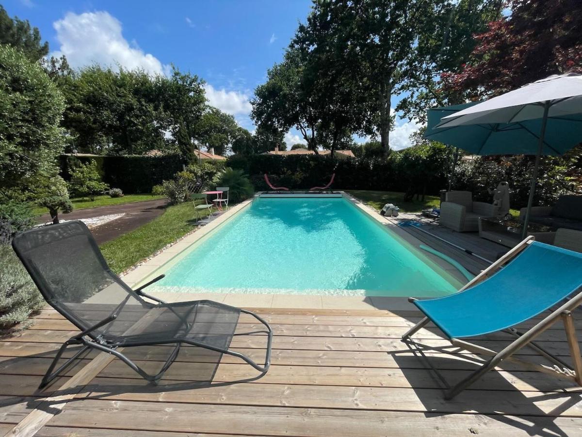 Villa Avec Piscine Andernos Les Bains Luaran gambar