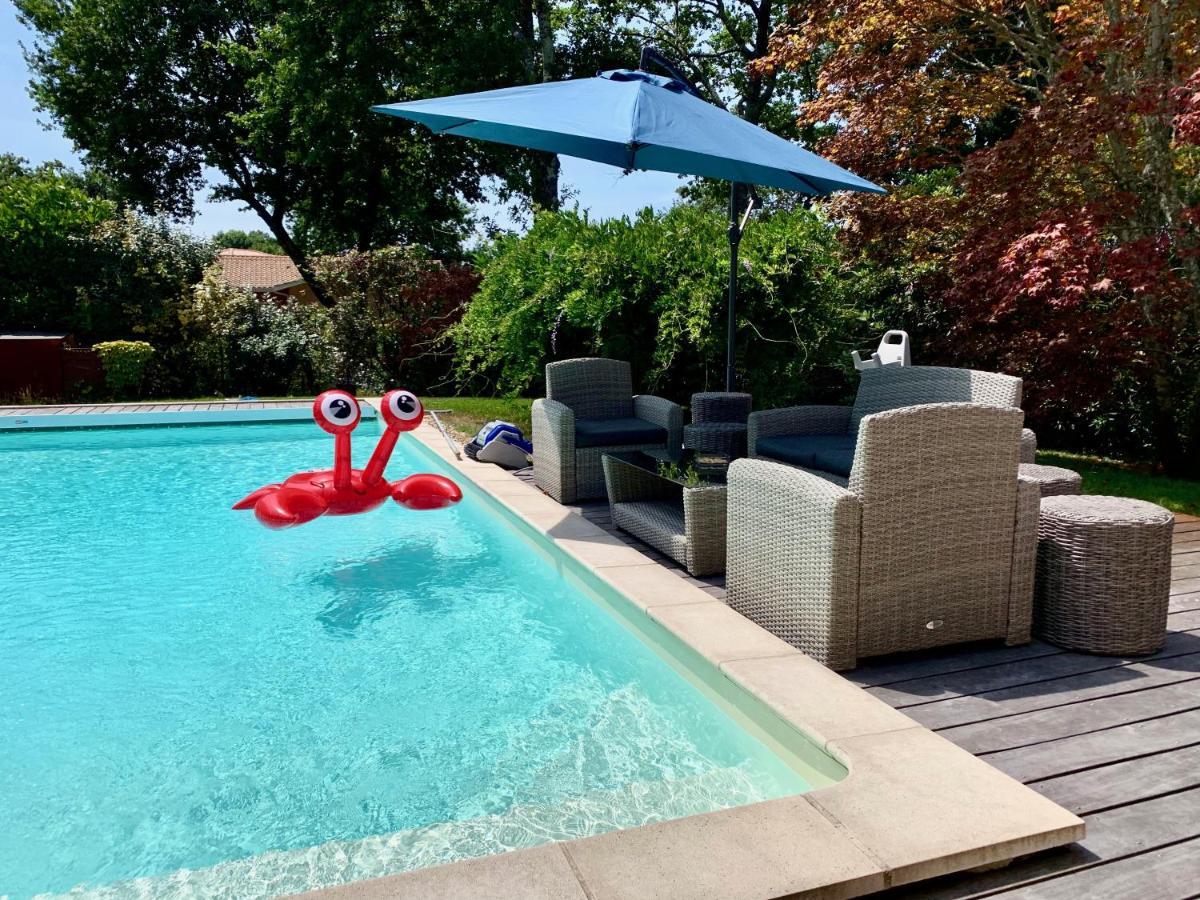 Villa Avec Piscine Andernos Les Bains Luaran gambar